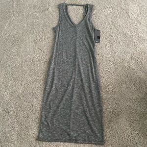 women’s midi grey dress NWT